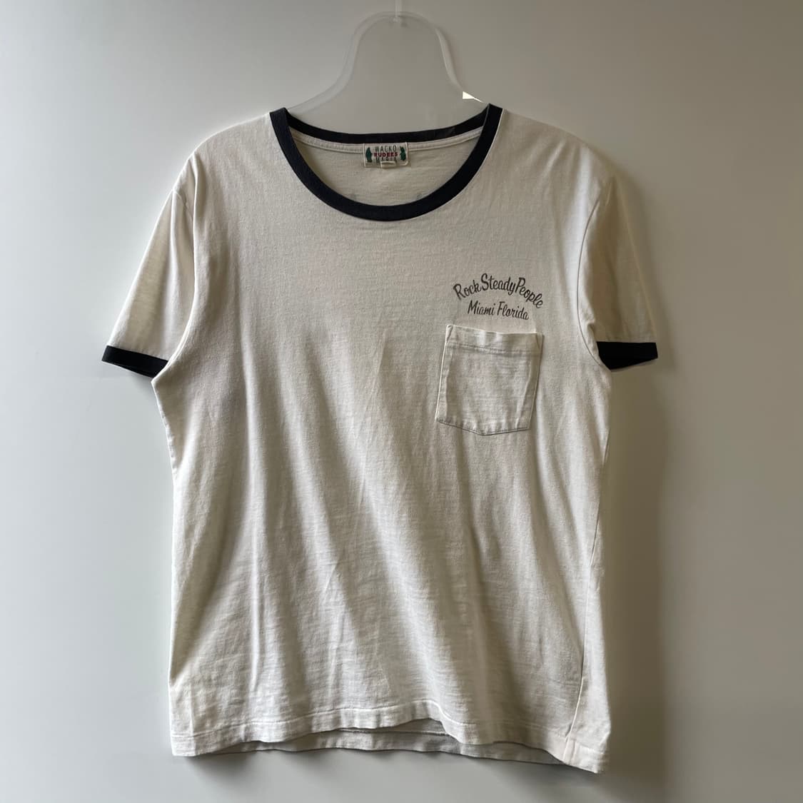 와코마리아 반팔 링거티셔츠 상품이미지1