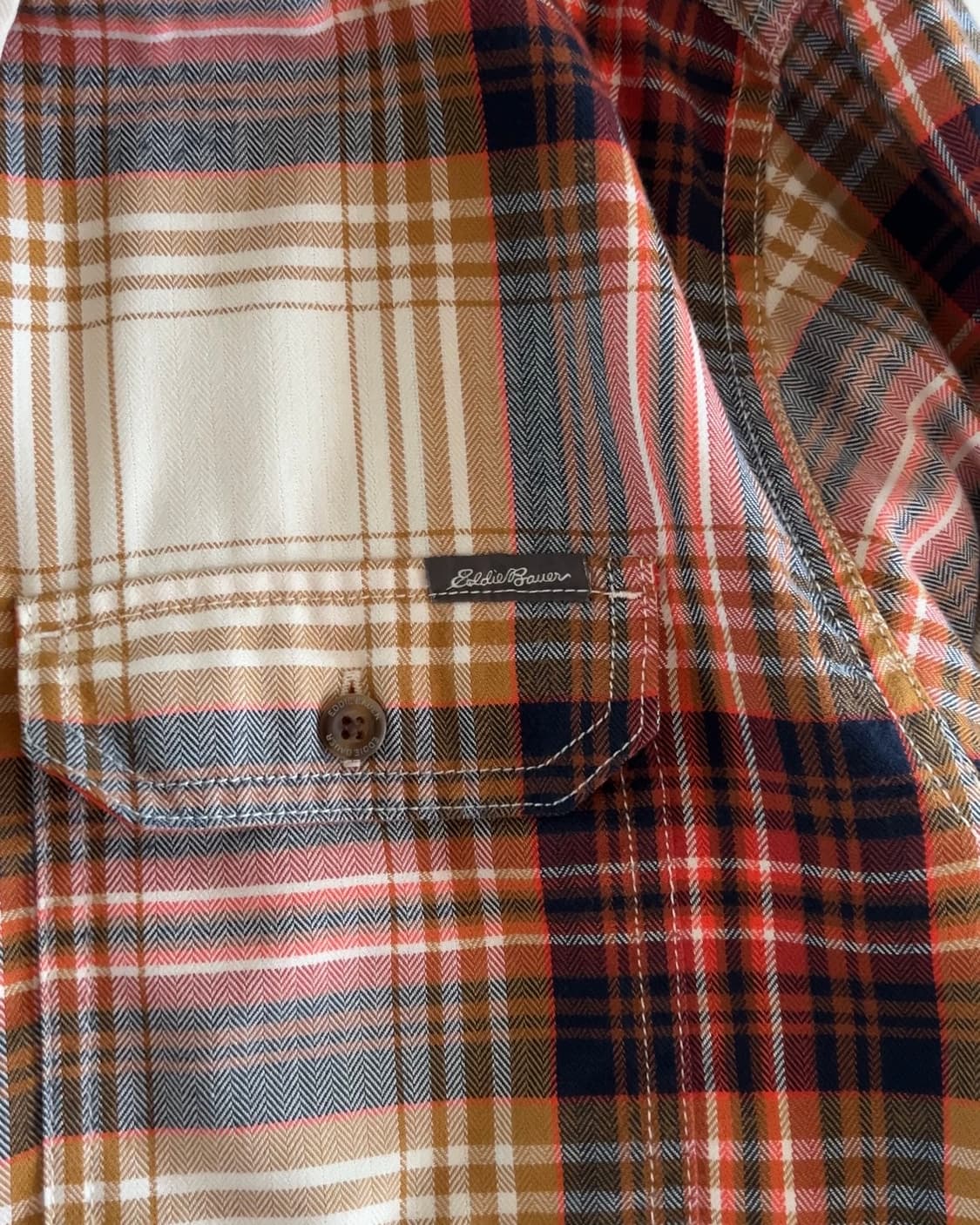 에디바우어 투포켓 체크셔츠 상품이미지4