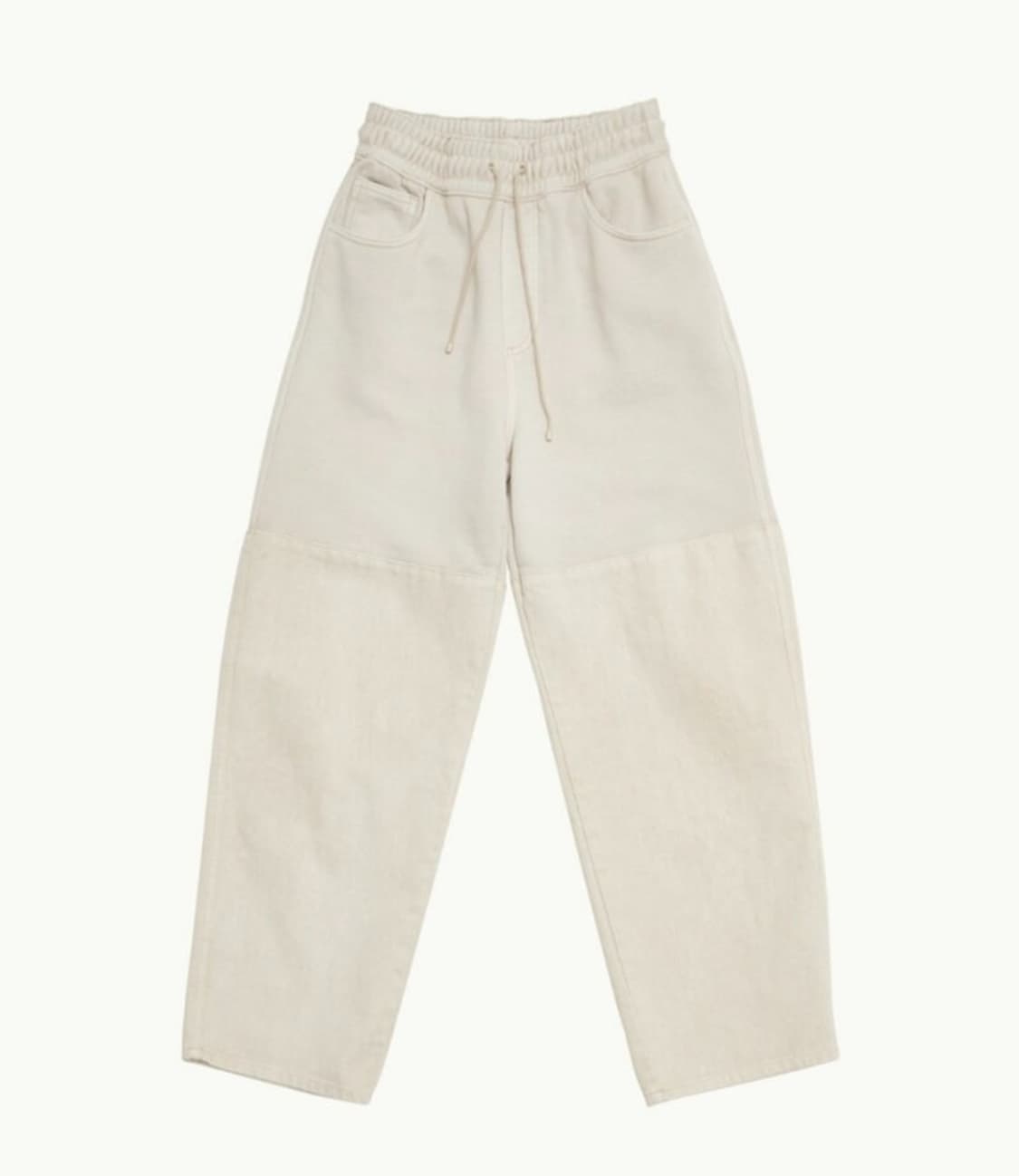 아모멘토 드로우 스트링 데님팬츠 베이지  상품이미지1