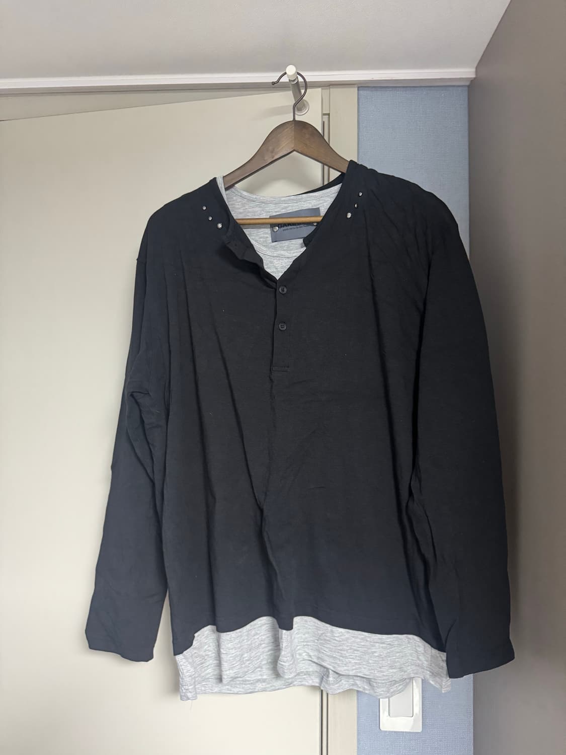 가키하라 레이어드 헨리넥 상품이미지1