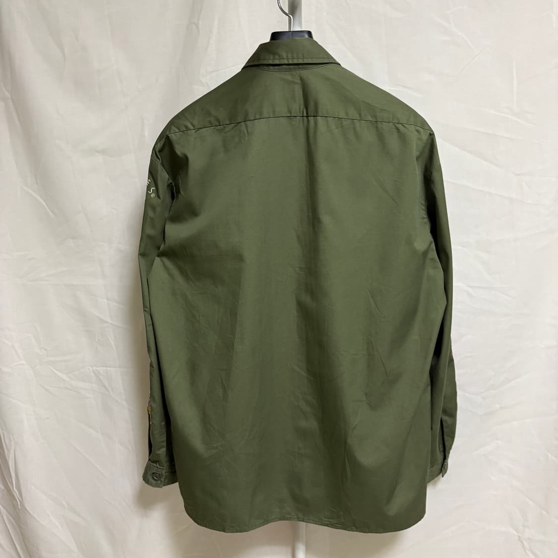 디키즈 오리엔탈 드래곤 자수 워크셔츠 / 카키, M 상품이미지9