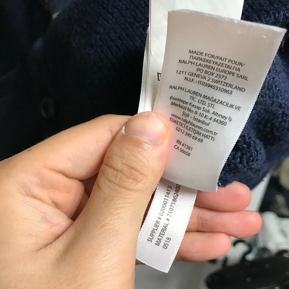 폴로 신형라인 레터맨 가디건 상품이미지9