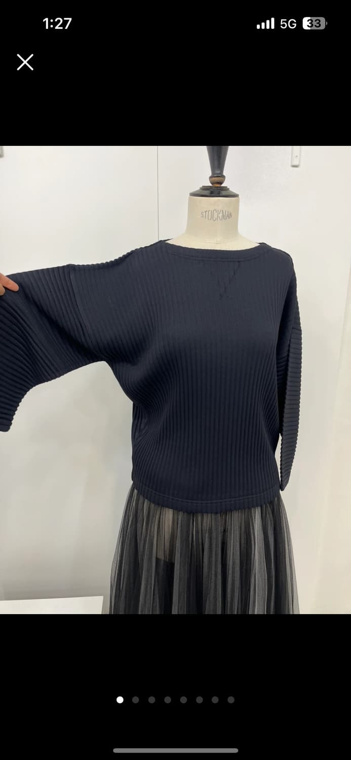 2024 이세이미야케미 플리츠 롱슬리브 탑 /플리츠플리즈 상품이미지1