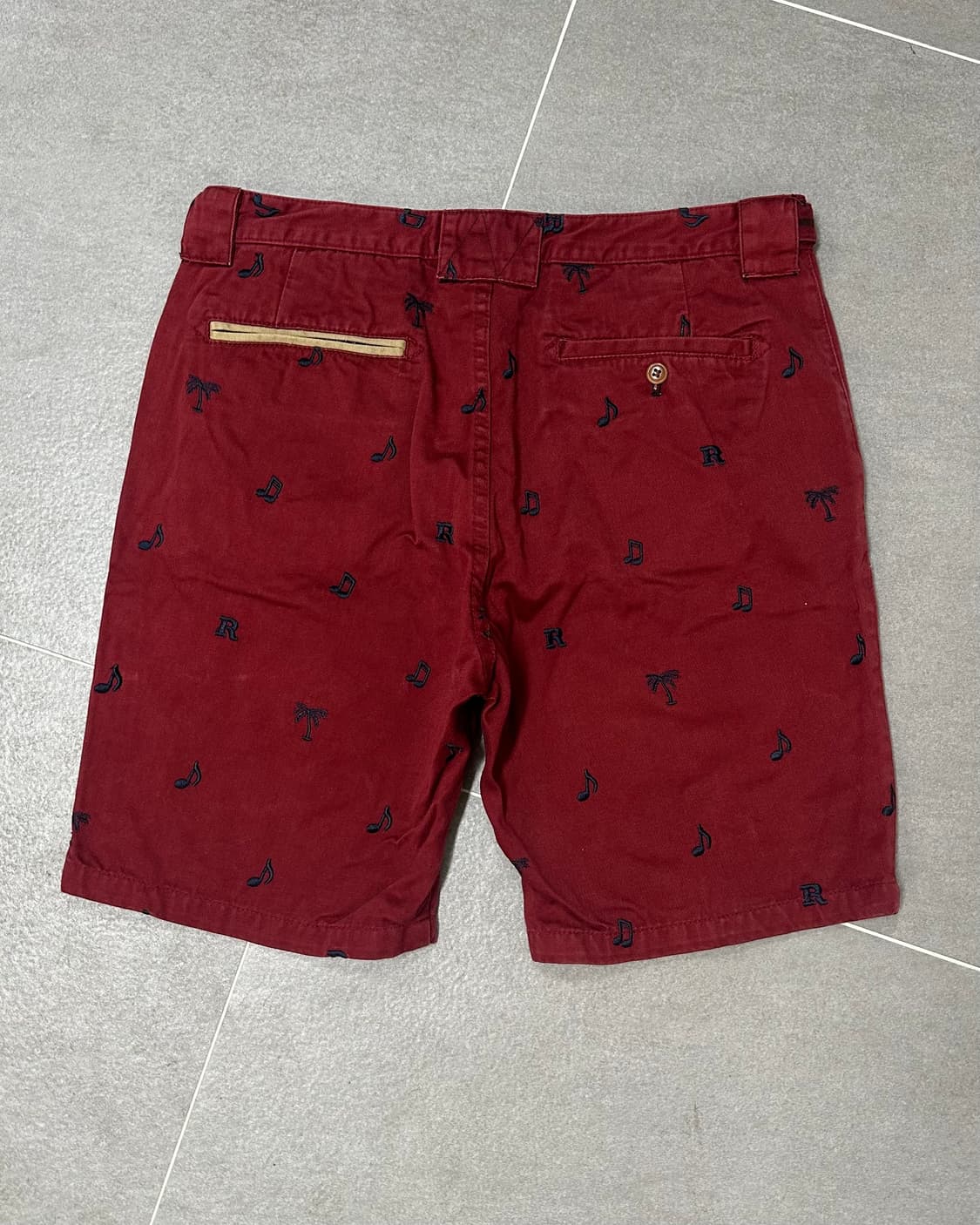 (허단43)R.NEWBOLD 자수 반바지-M2110 상품이미지5