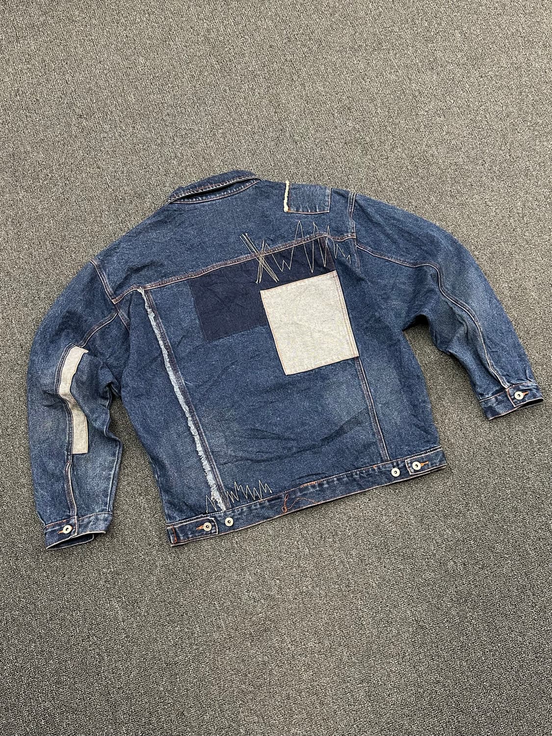 OS)Texas Tuff standard 아메리칸 빈티지 패치워크 데님자 상품이미지2