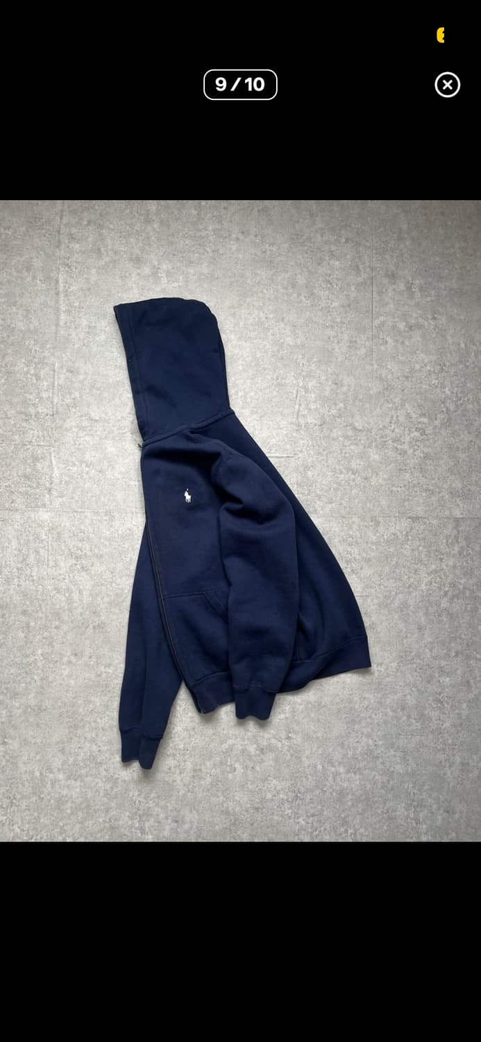 폴로 네이비 후드집업 상품이미지2