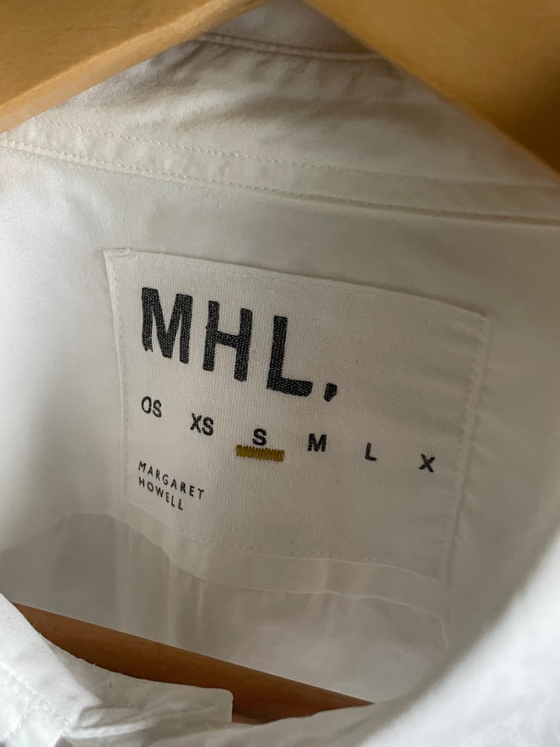 MHL. 마가렛호웰 영국 라인 화이트 셔츠 (S / 100) 상품이미지4