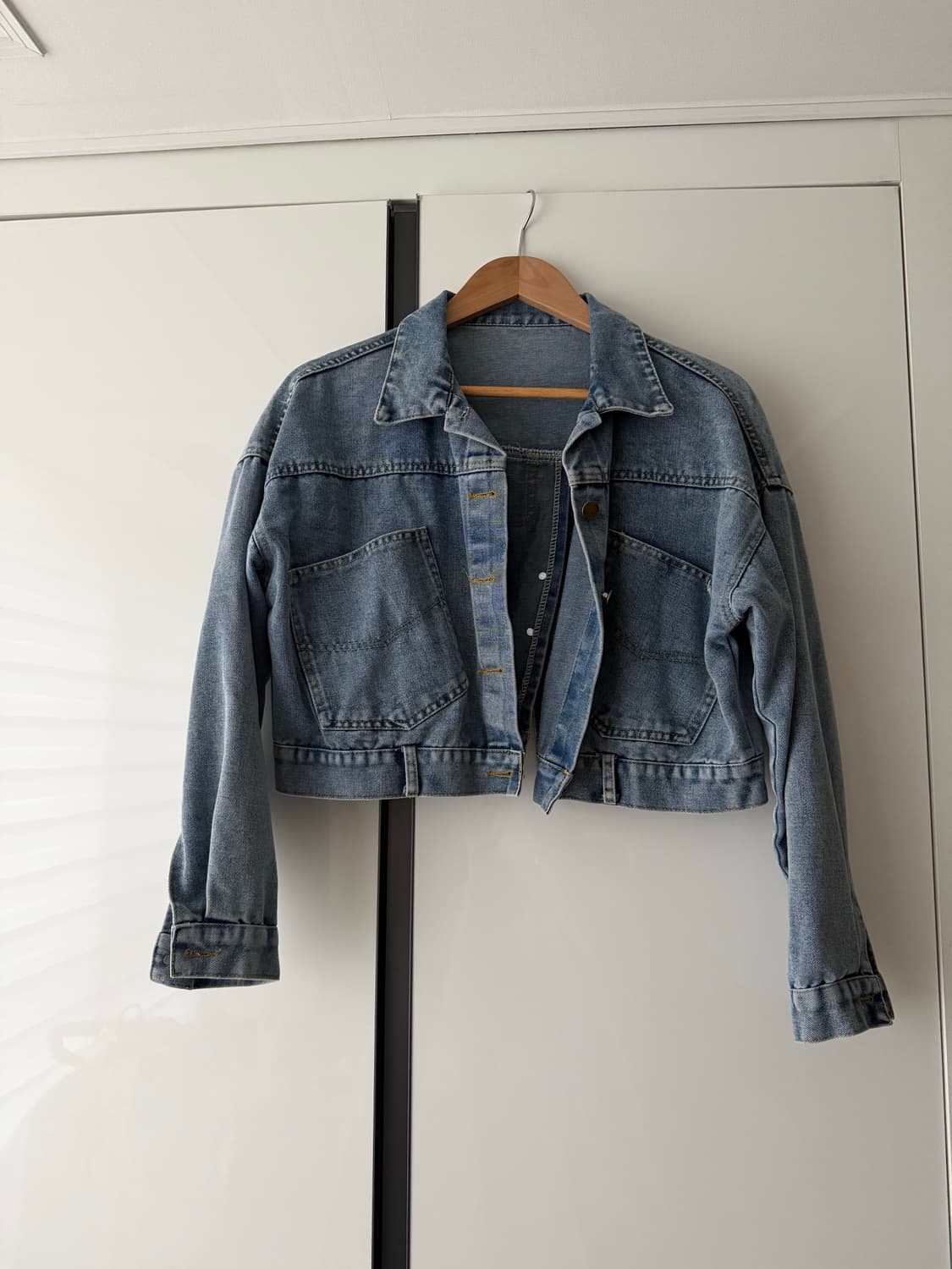 크롭청자켓 상품이미지5