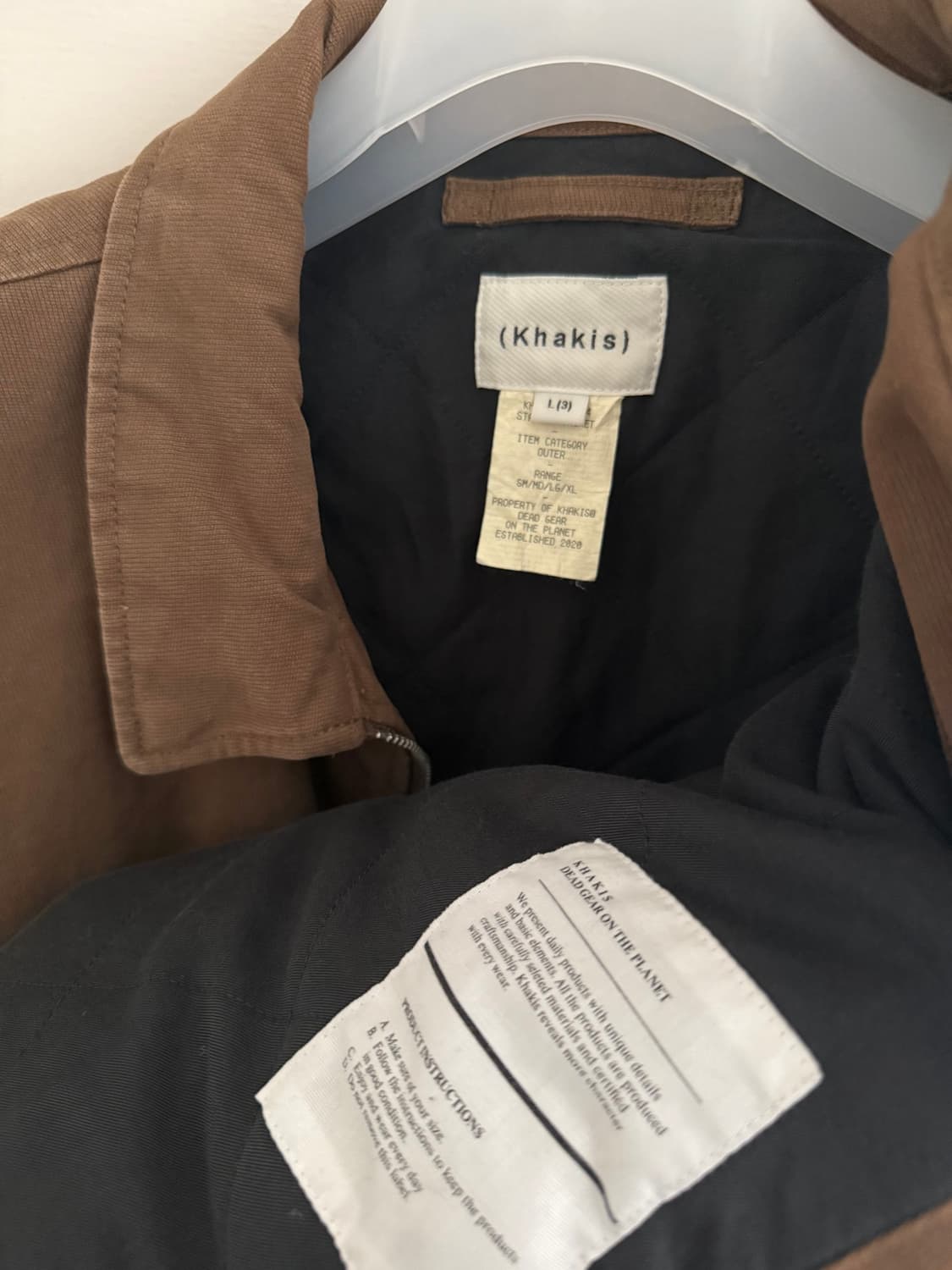 L) 카키스 스테이션 자켓 브라운 상품이미지3