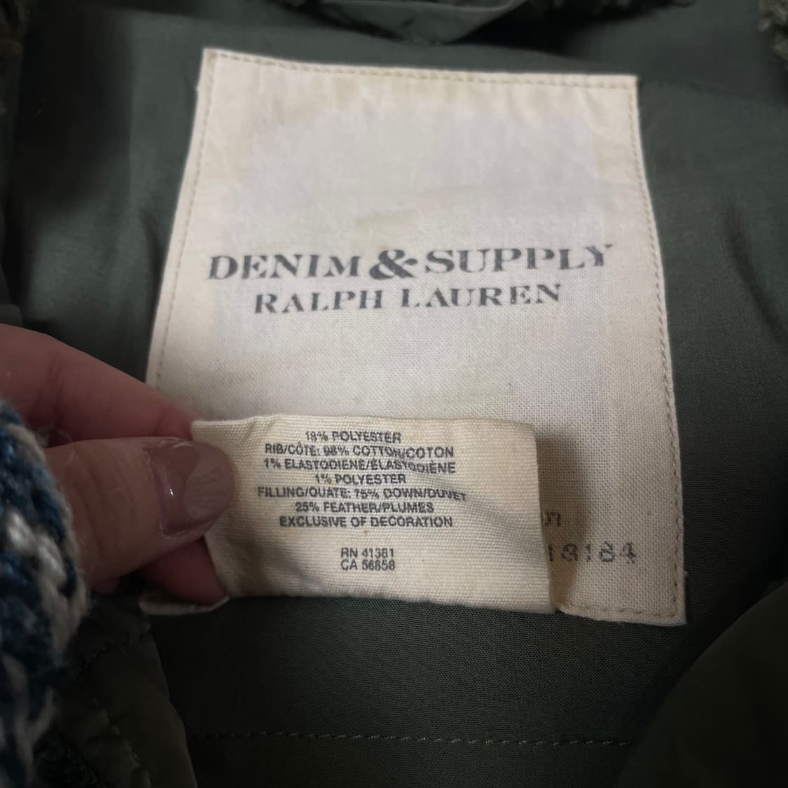 데님앤서플라이 카키 멀티포켓 디테일 자켓 S 상품이미지6