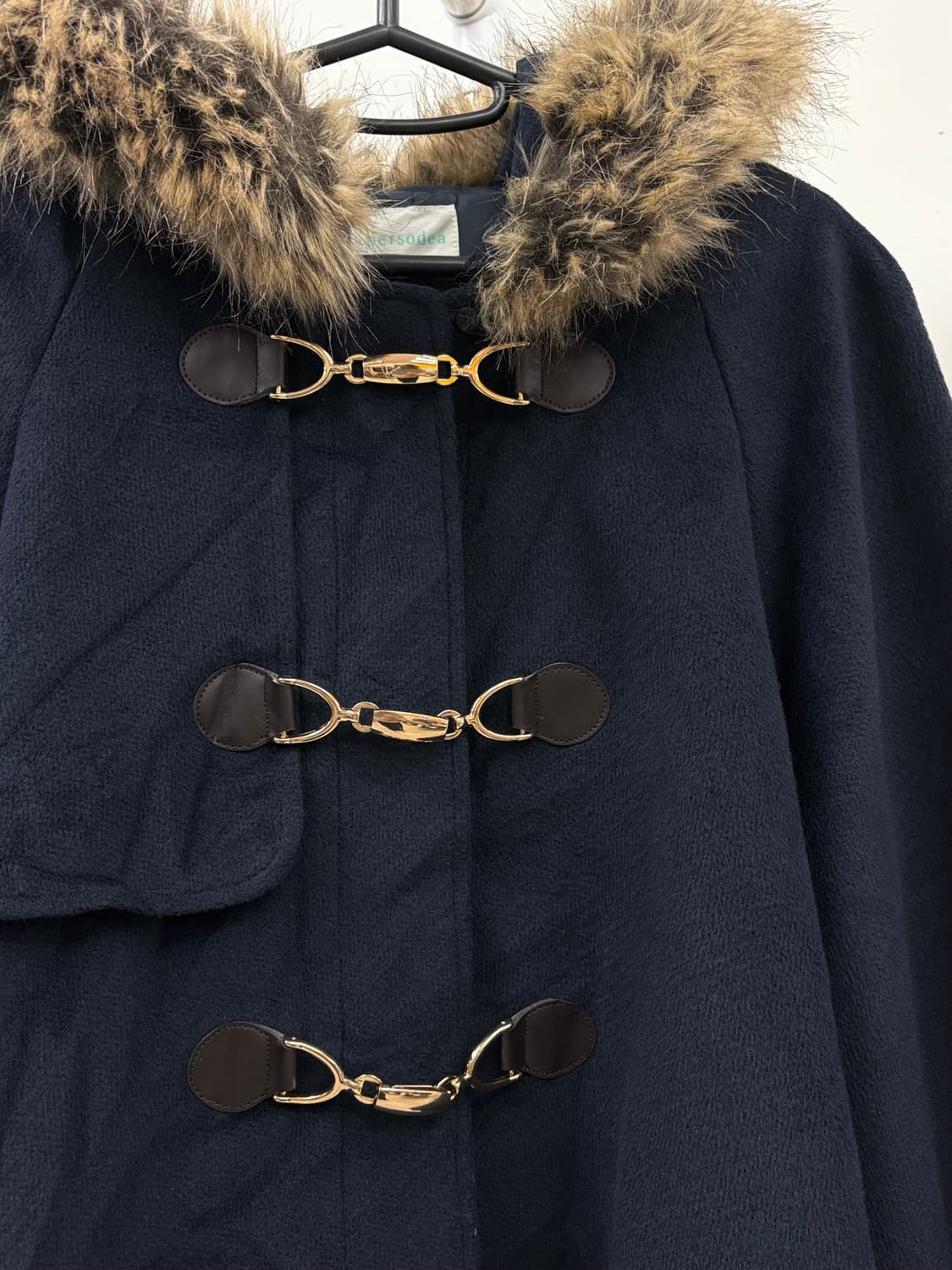 빈티지 갸루 망토 케이프 하프 코트 아우터 상품이미지4