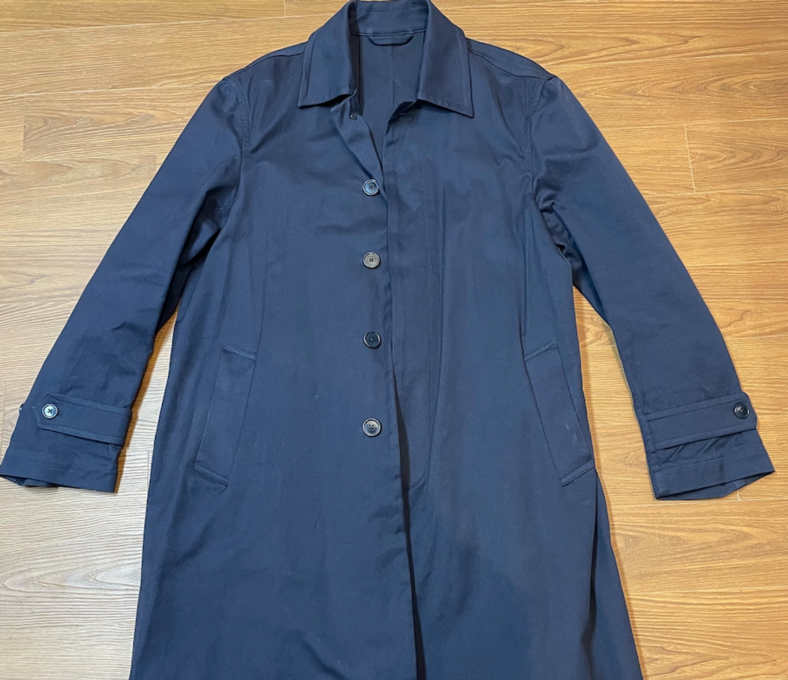 드리스반노튼 싱글네이비 트렌치코트 상품이미지1