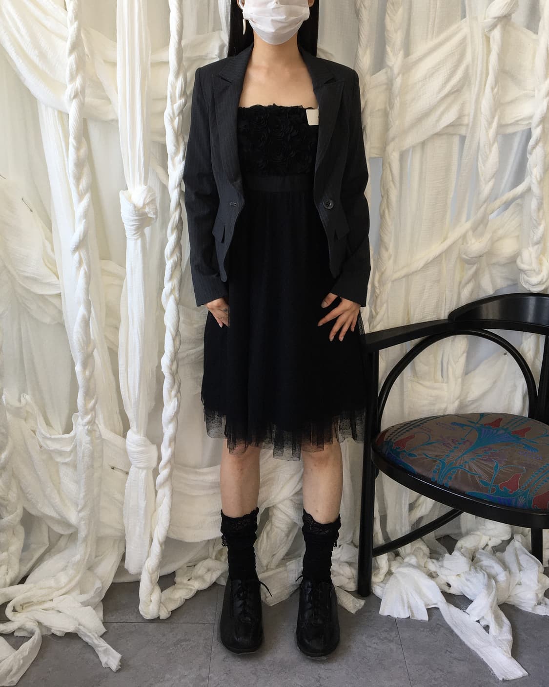 Cecil Mcbee stripe pattern jacket set up 상품이미지10