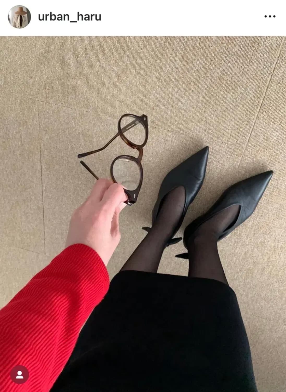 Urbanharu 어반하루 니트 스커트 상품이미지3