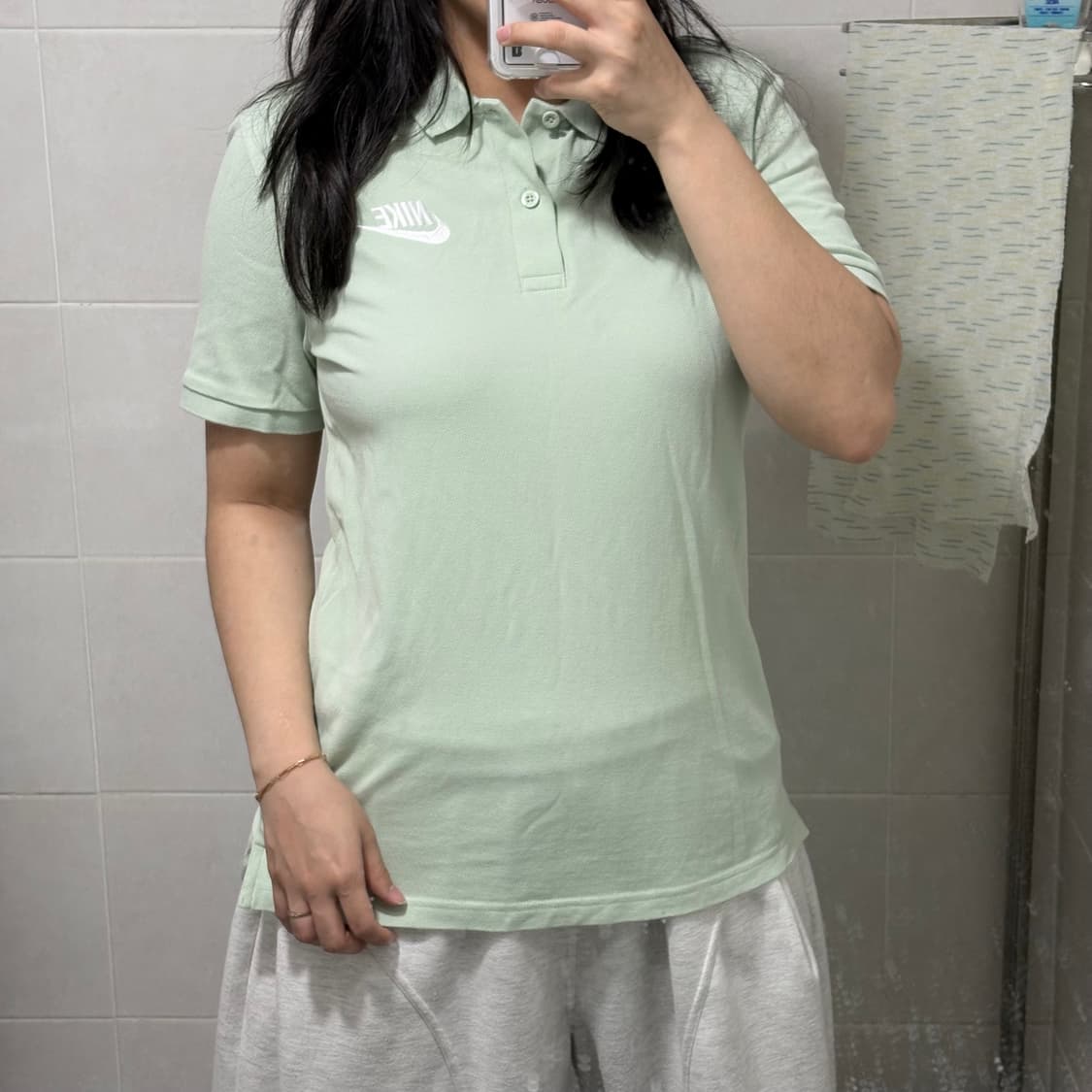 나이키 애플민트🍏 슬림핏 pk 티셔츠 M 상품이미지7