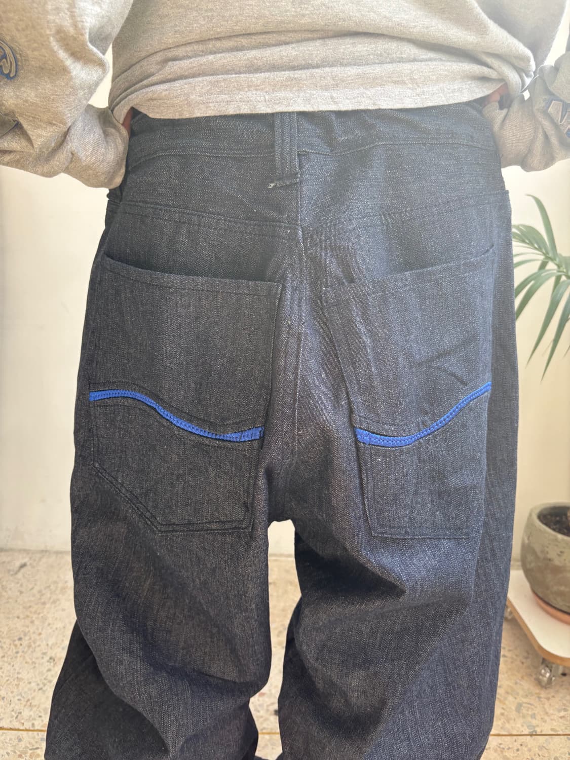 90s’빈티지 자수 힙합팬츠 상품이미지3