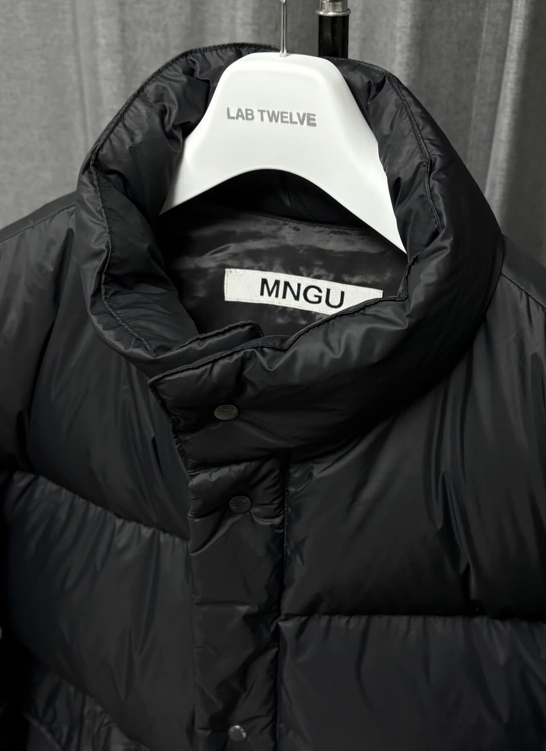 MNGU 오버사이즈드 포켓 다운 자켓 블랙 L사이즈(105~) 상품이미지3