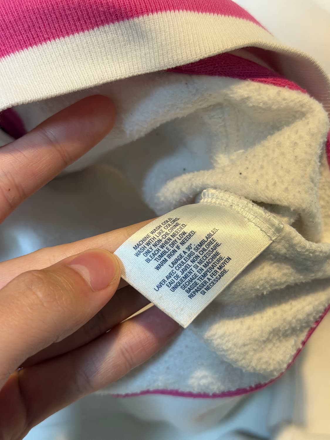 대장급 빅포니 딱붙핏 후드집업 흰핑 화이트 상품이미지3