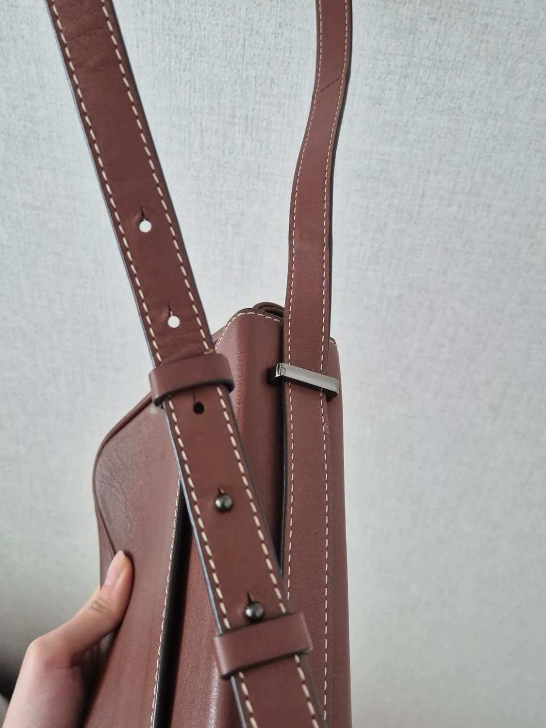 마시모두띠 브라운 가죽 크로스백 상품이미지8