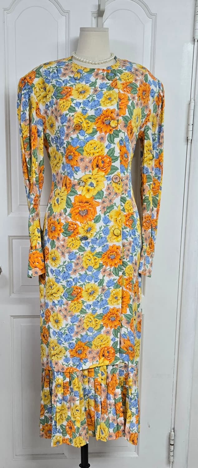 빈티지포유 플라워 원피스 상품이미지1