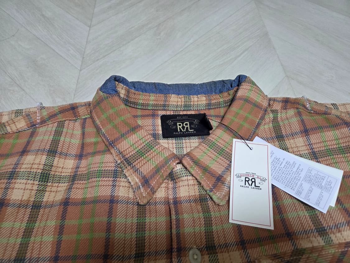 RRL 신상!리페어 플래드 트윌 캠프셔츠 새상품 상품이미지4