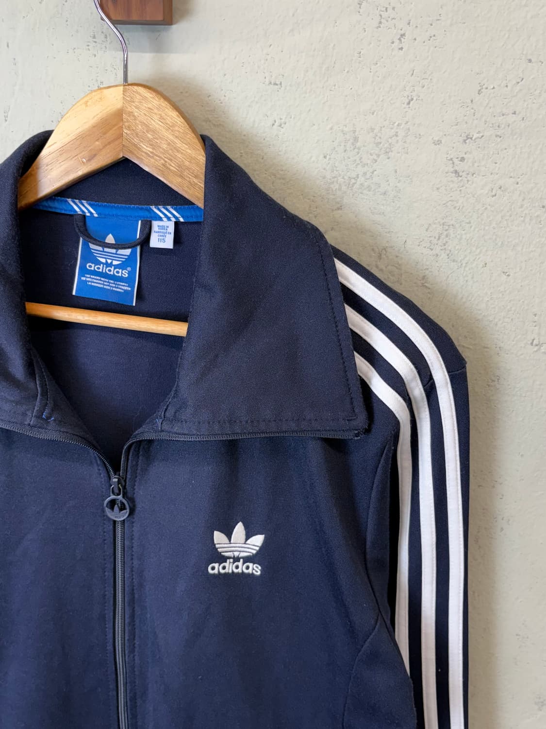 아디다스 유로파 삼선 트랙탑 져지 네이비 상품이미지5