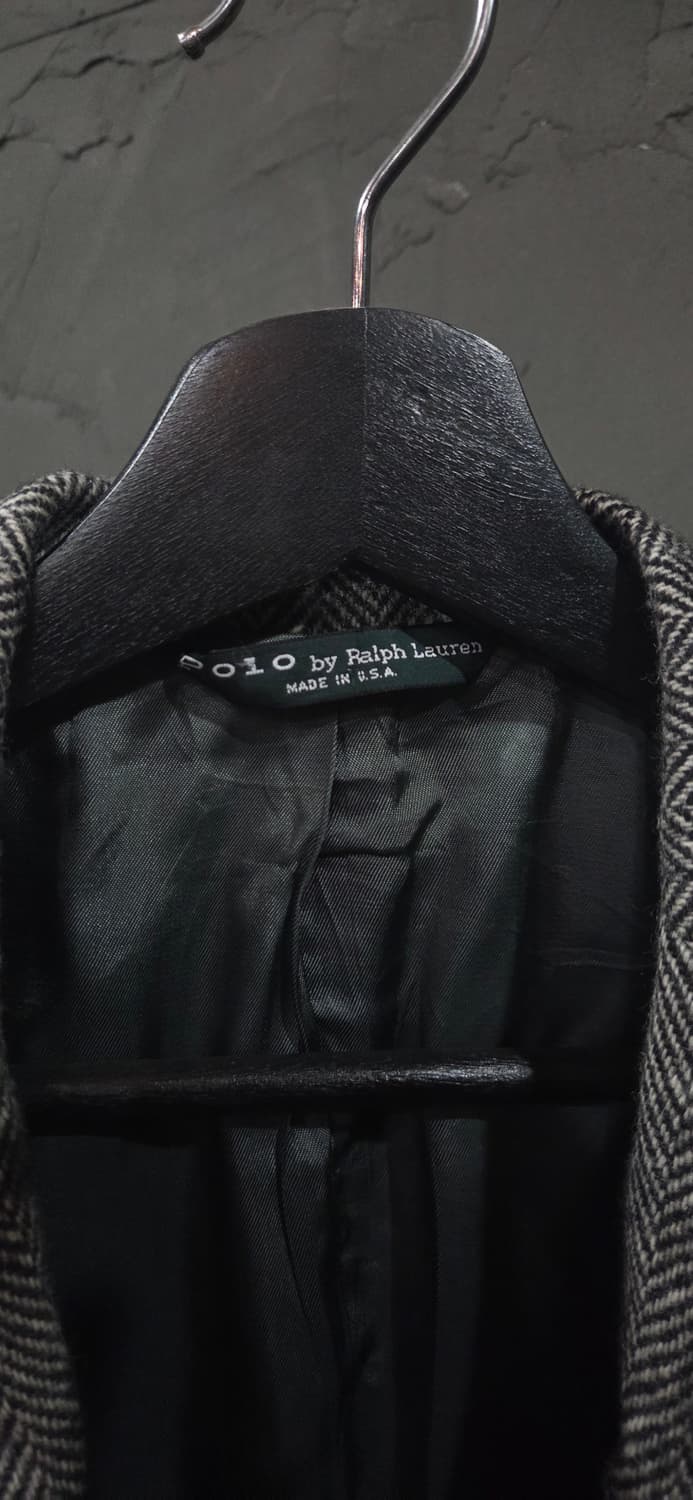 80's 여성 랄프로렌 헤링본 울 블레이저 Made in U.S.A. 상품이미지2