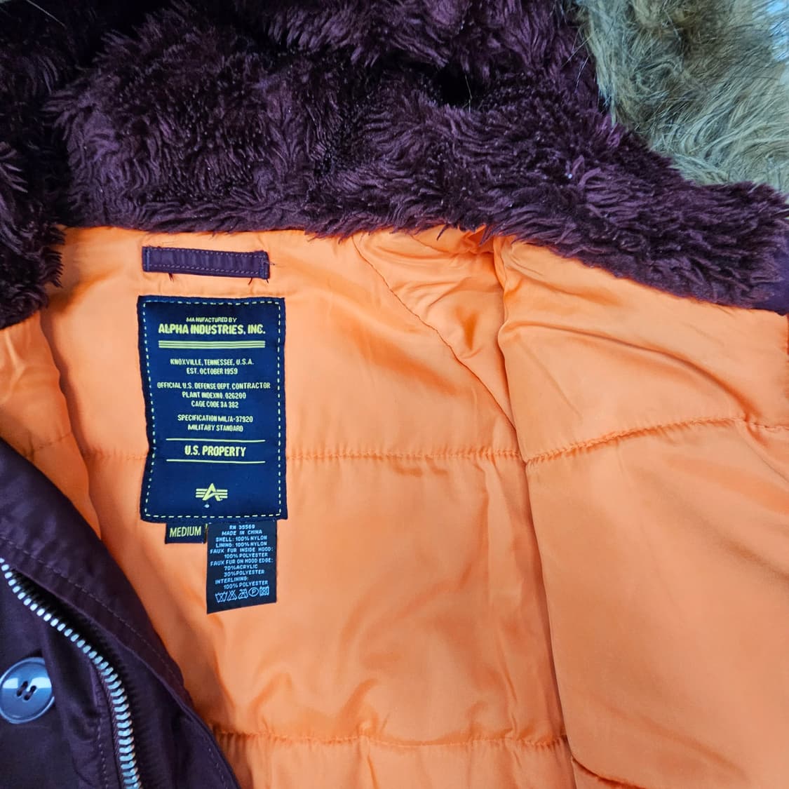 알파인더스트리 N-3B 파카 점퍼 남자100 상품이미지8