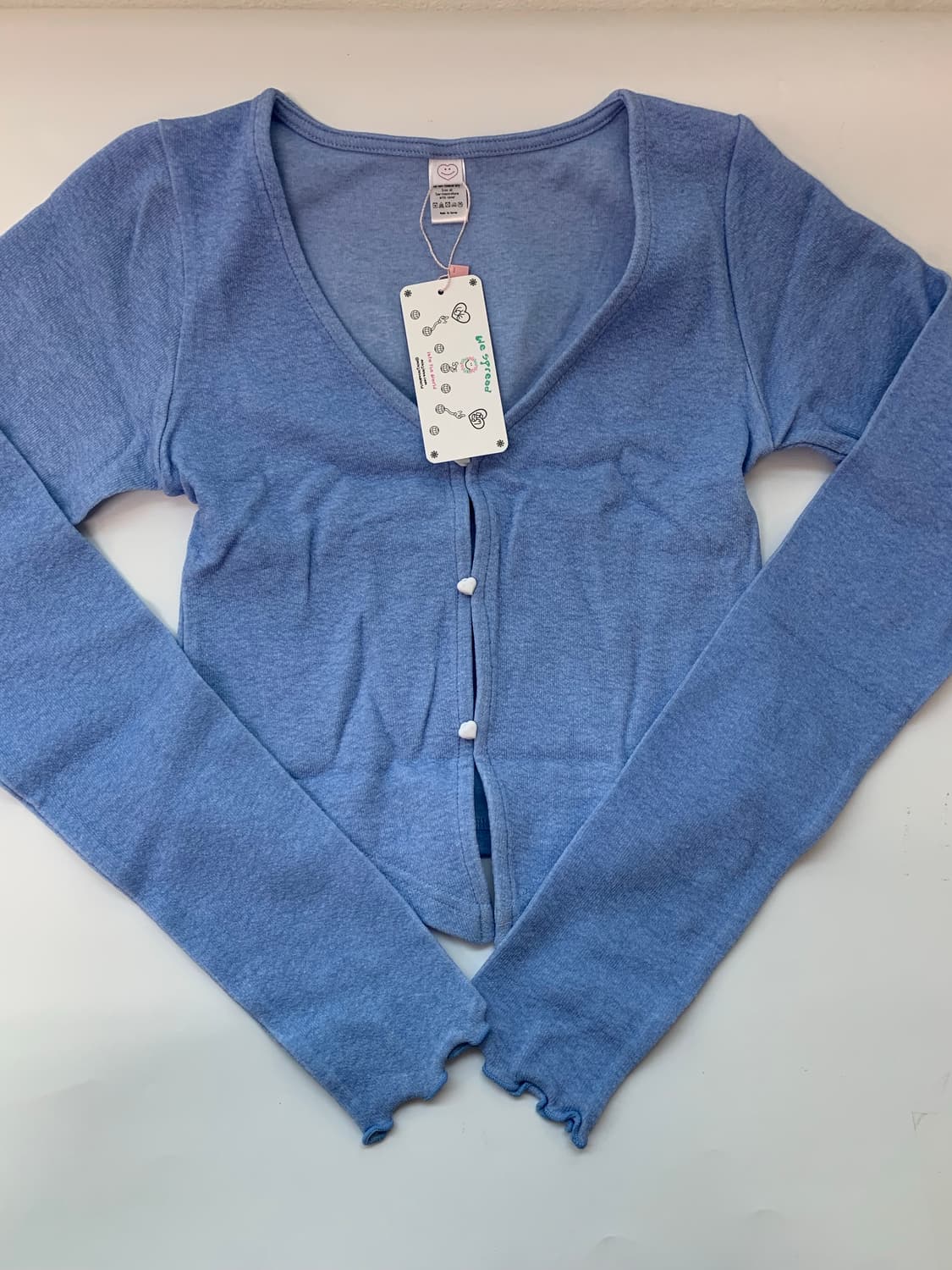 LOVE & PEACE cardigan blue 상품이미지7