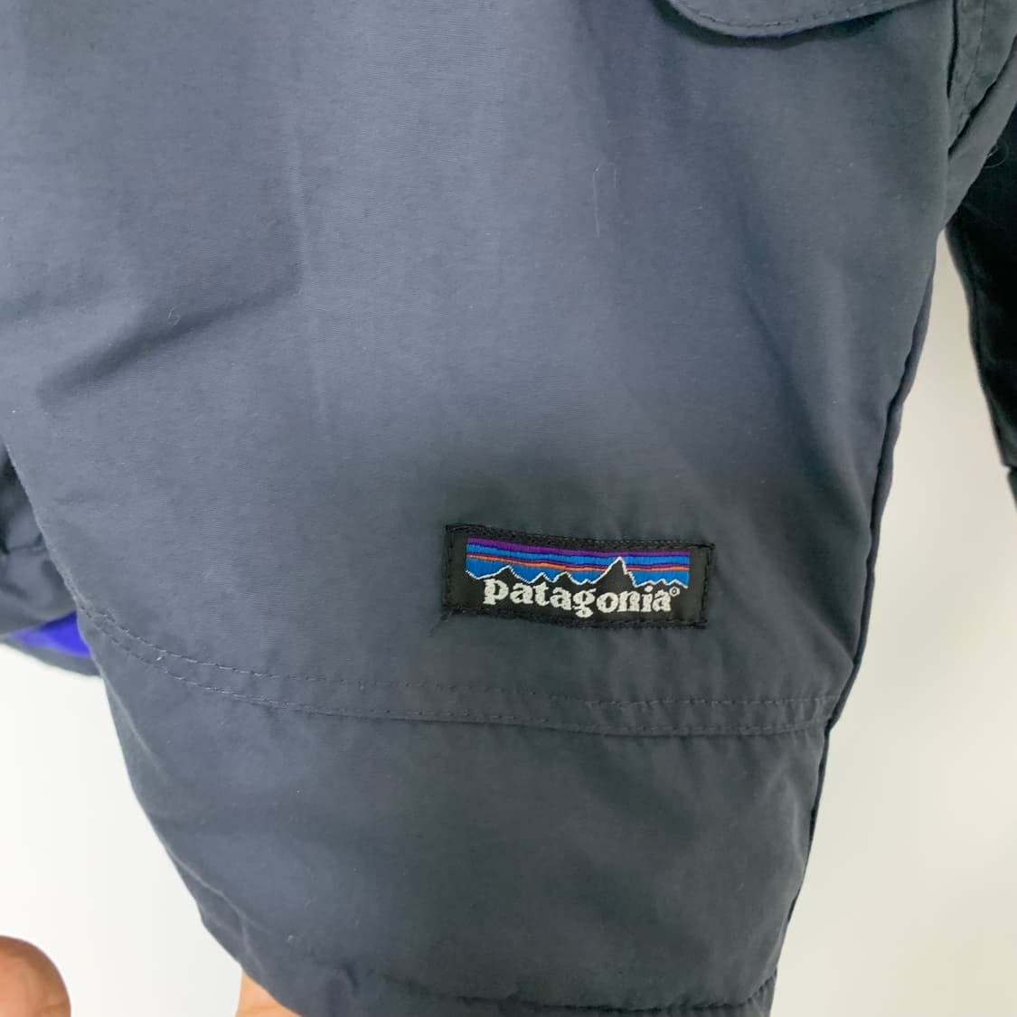 파타고니아 후드 야상 봄버 자켓 네이비 키즈 M 여성 상품이미지4