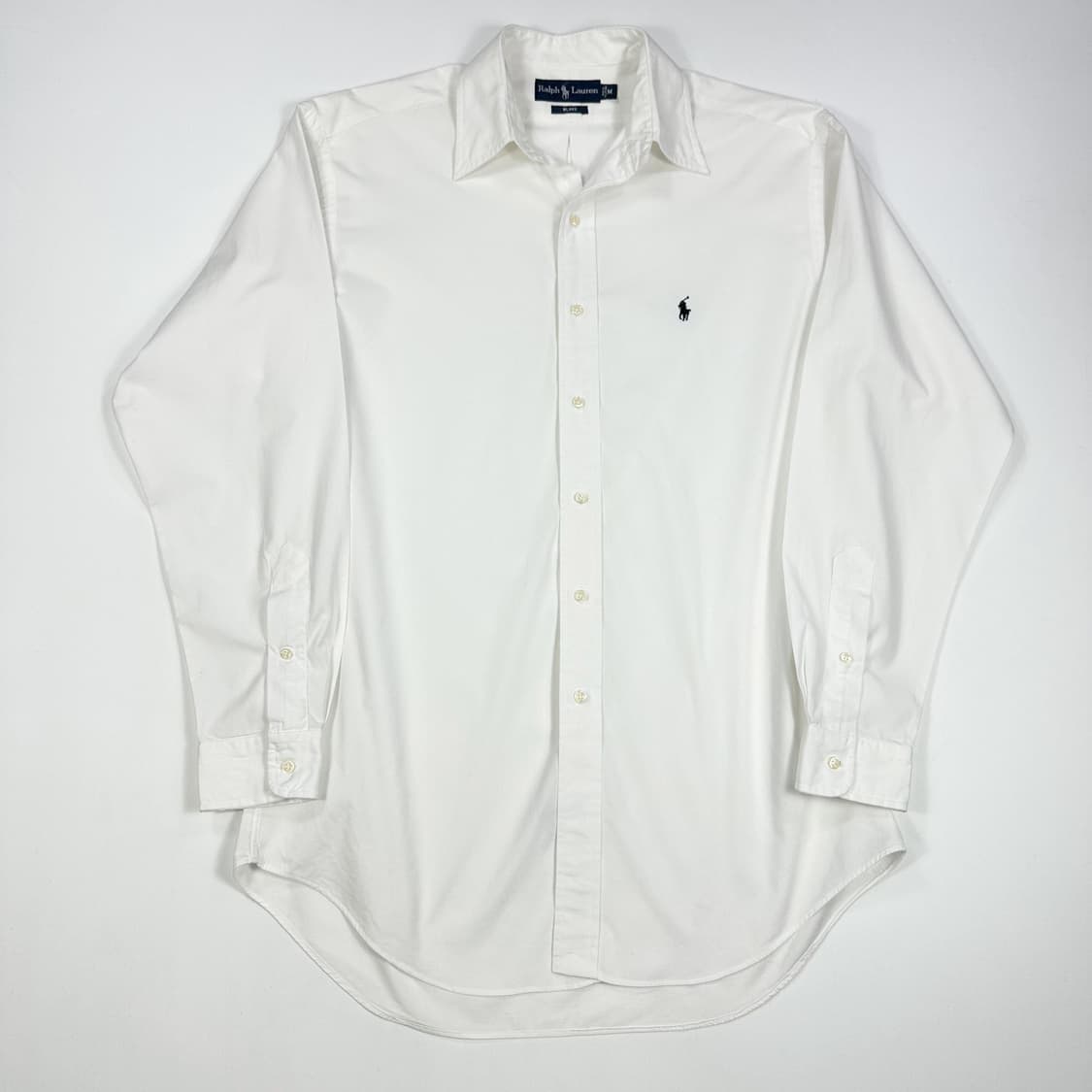 폴로 랄프로렌 포니 클래식 화이트 셔츠 (실측 XL) 상품이미지2