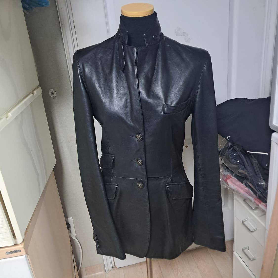 랄프로렌 여성 양가죽 램스킨 자켓 4(약44~날씬55) 상품이미지3