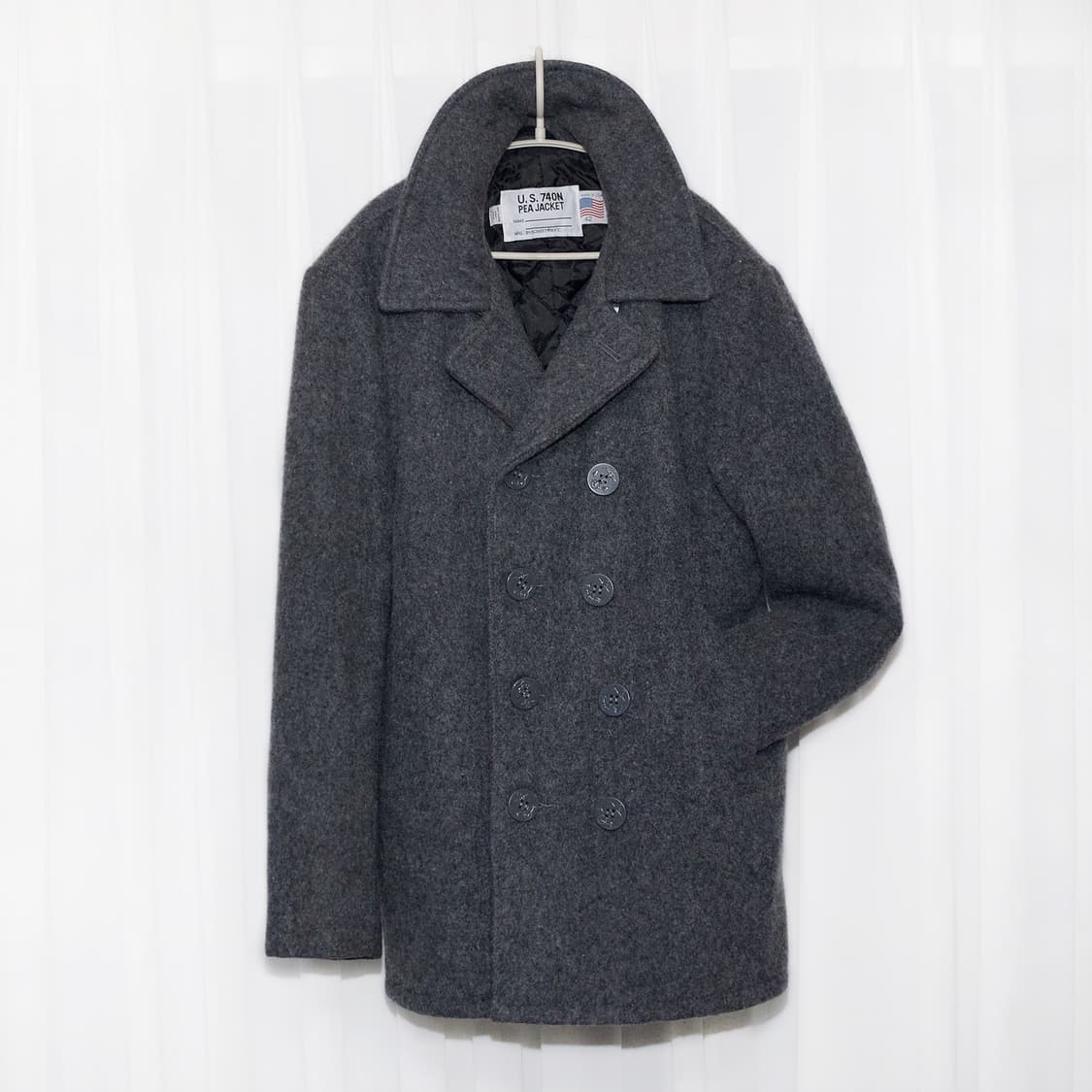 쇼트 USA 740N 부클 크래프트울 더블 피코트 자켓 (42/105) 상품이미지1