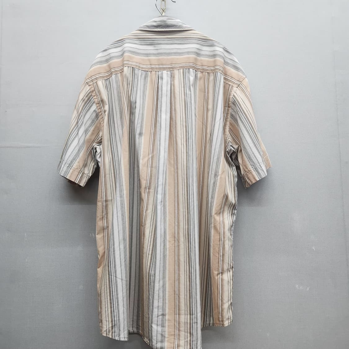 빈폴 로고 자수 스트라이프 반팔셔츠 105(XL) 상품이미지4