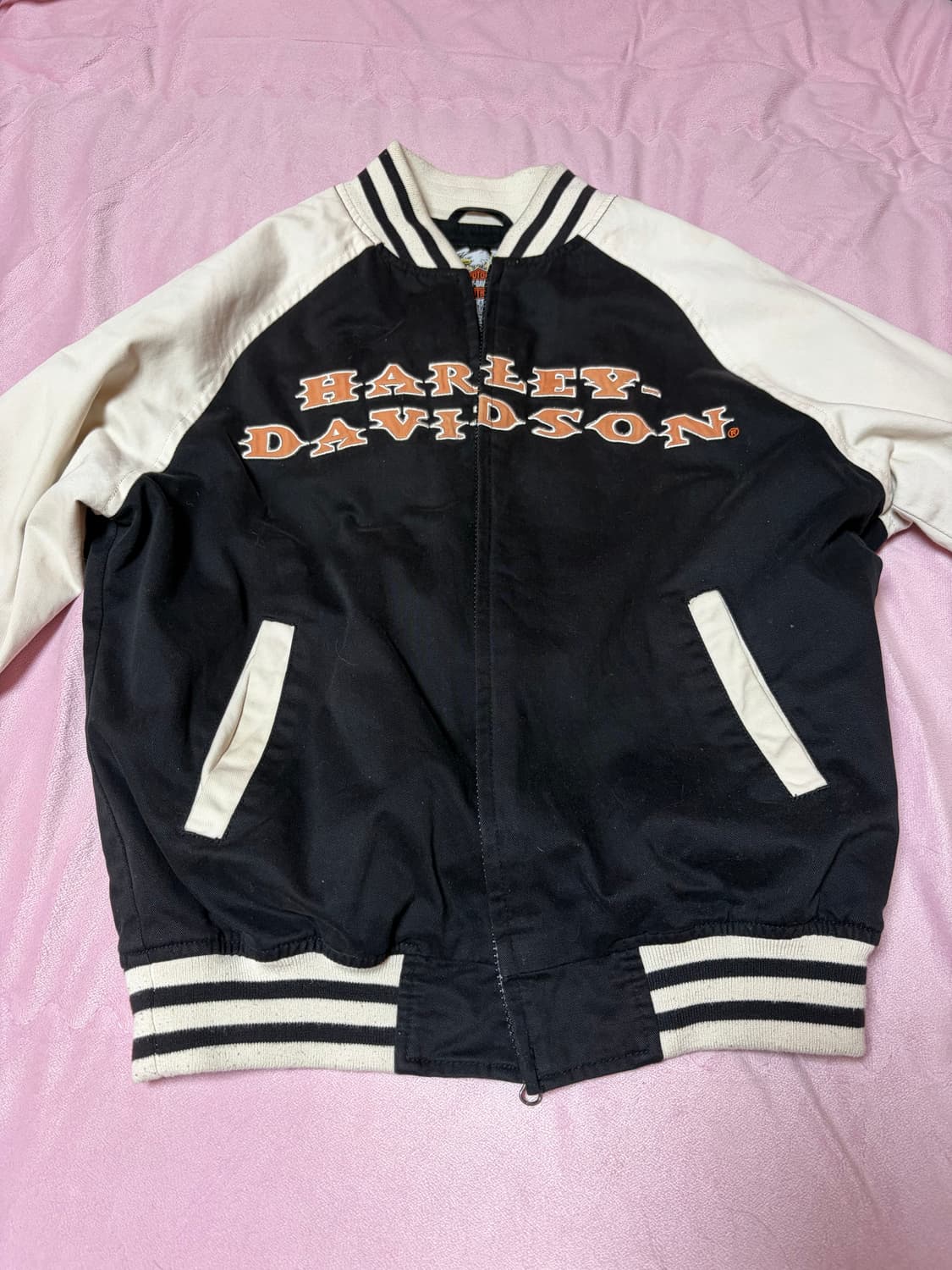 2000년대 초반 빈티지 y2k 할리데이비슨 재킷 입니다 상품이미지2