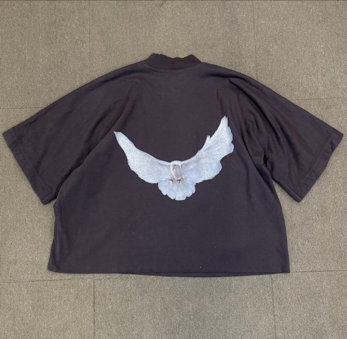 이지갭 도브 노심 차콜 반팔 더블페이스 상품이미지1