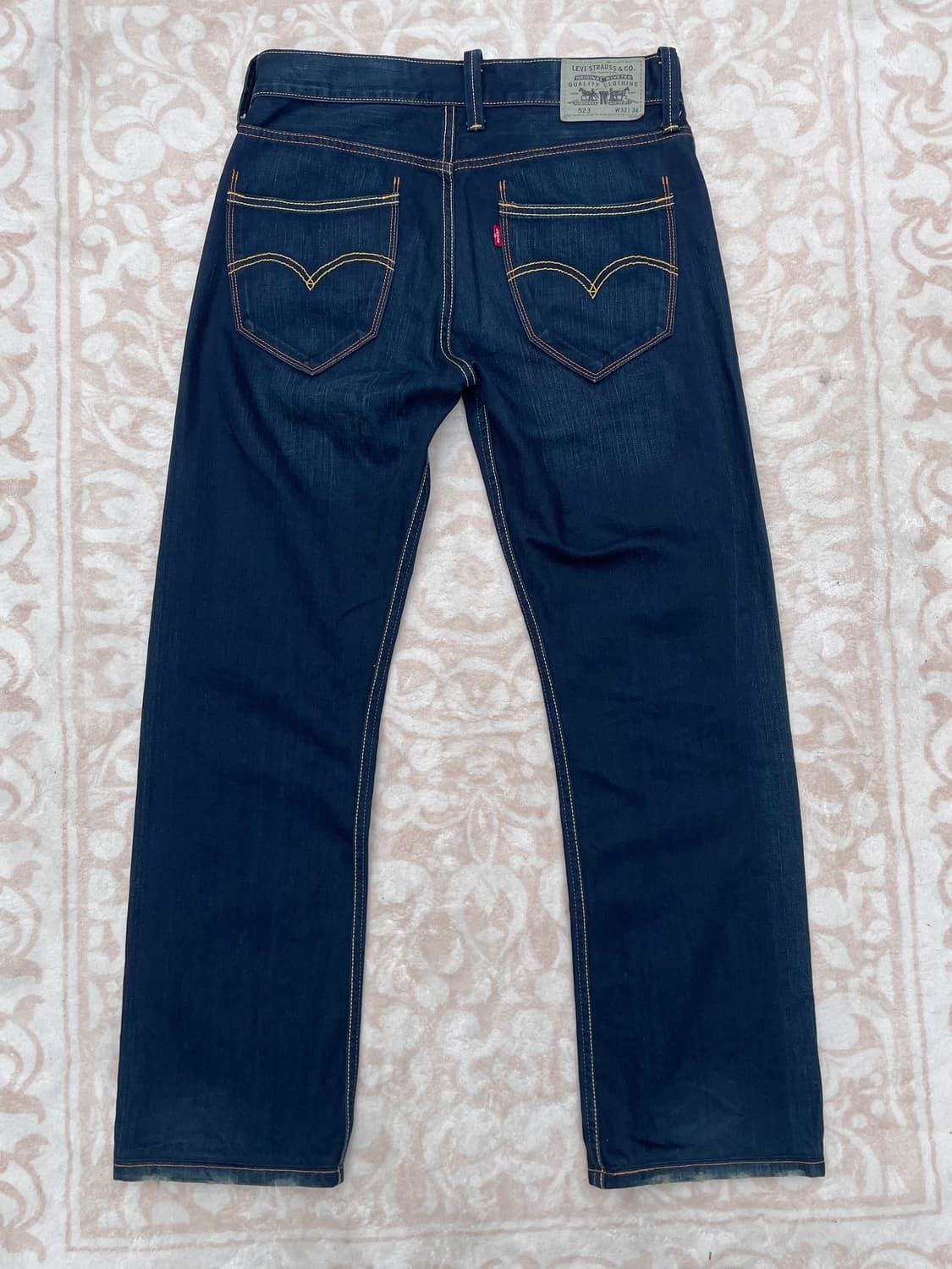 리바이스 523 인디고 스트레이트 데님팬츠 상품이미지1