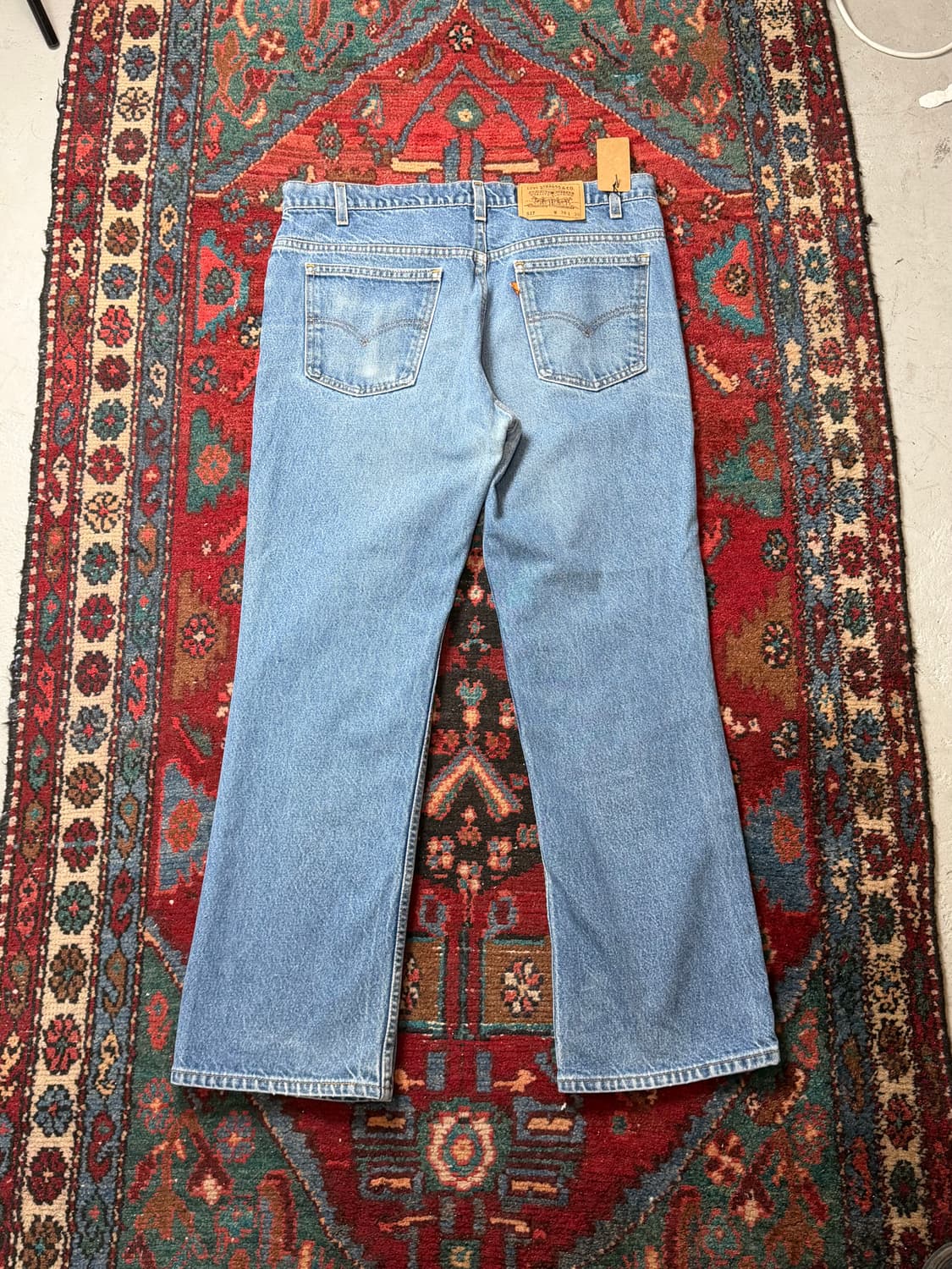 90's USA Made 빈티지 리바이스 517 오렌지탭 부츠컷 상품이미지3