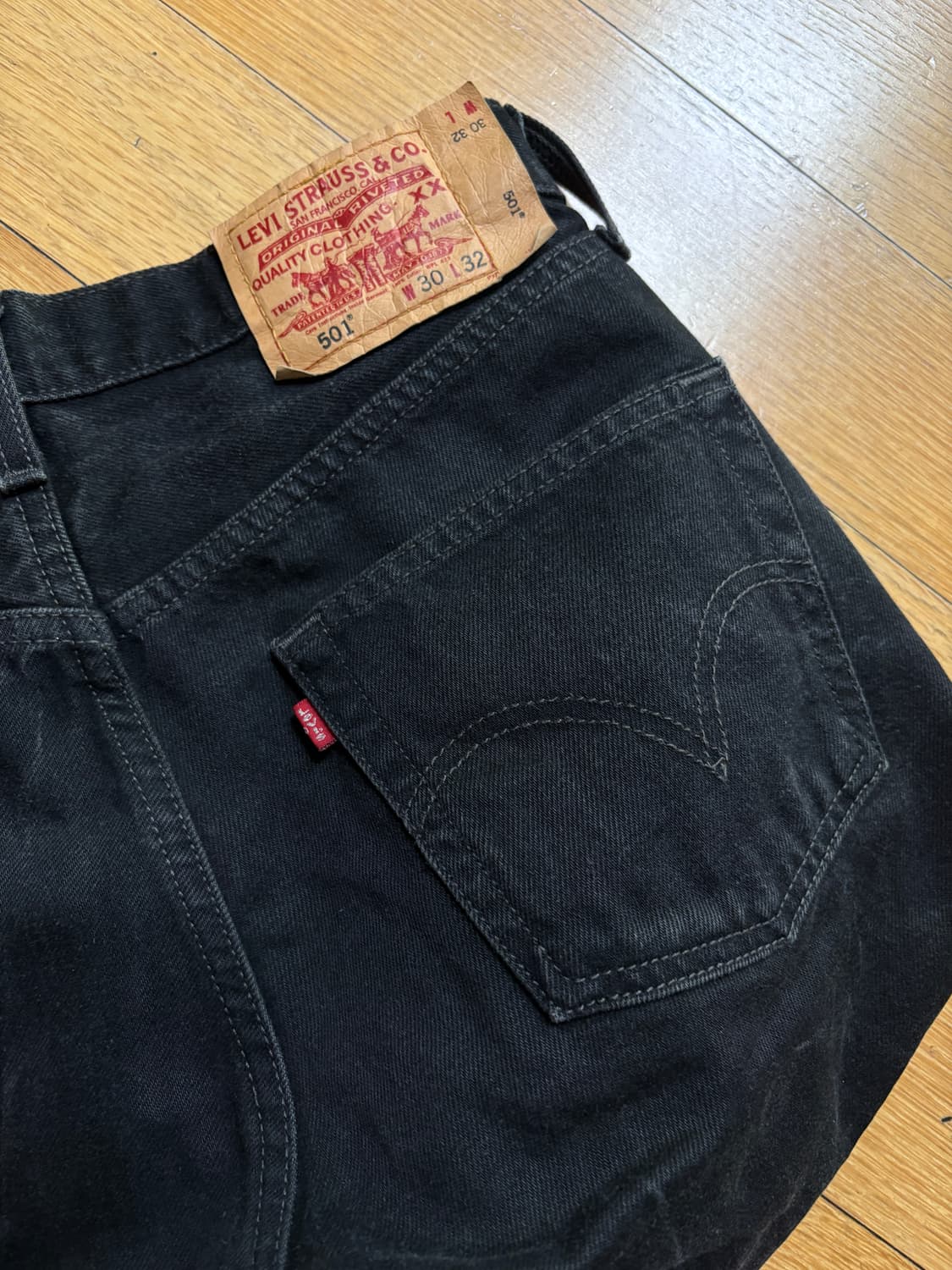 빈티지 리바이스 501 블랙진 29-30정도 상품이미지7