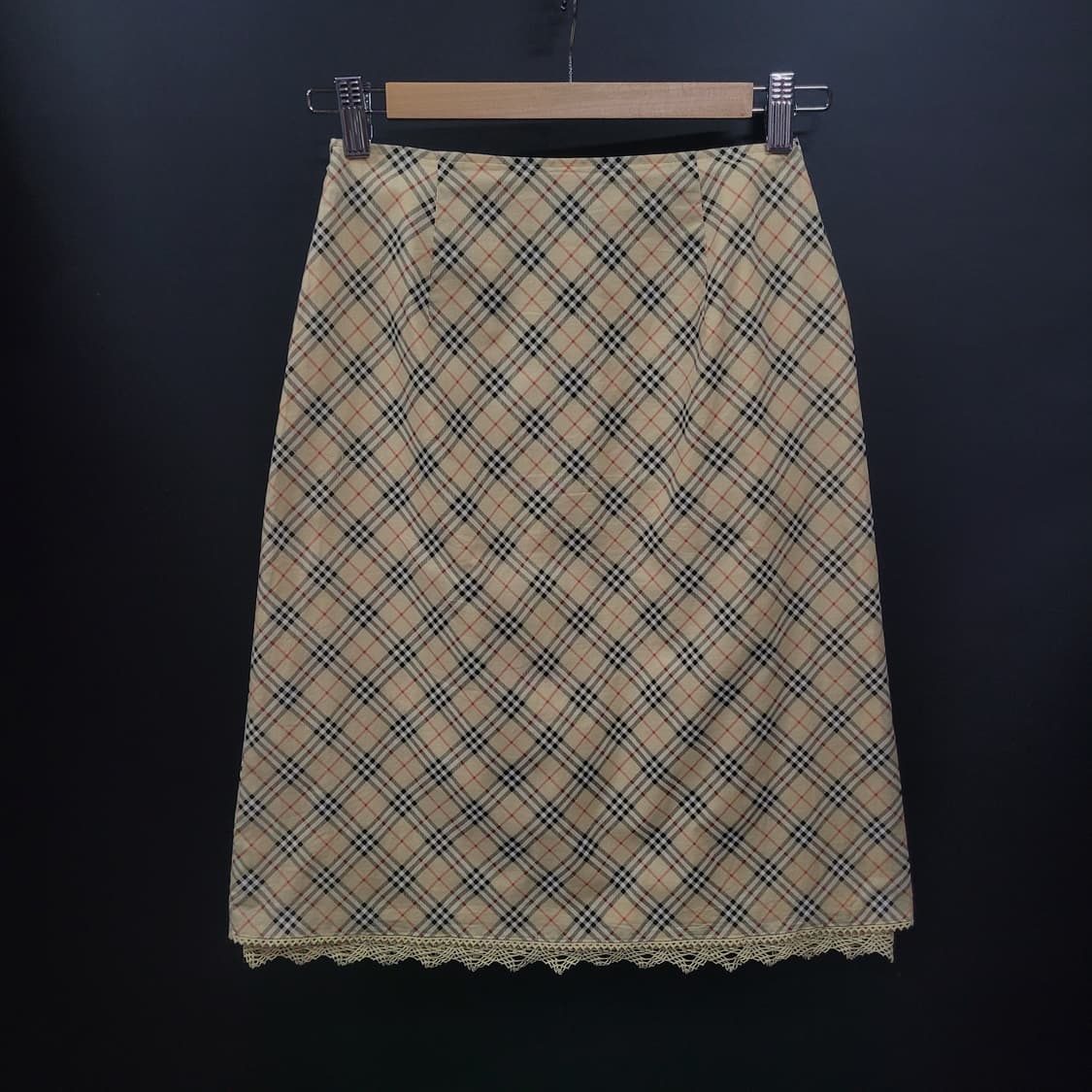 Burberry 버버리 노바체크 레이스 스커트 상품이미지8