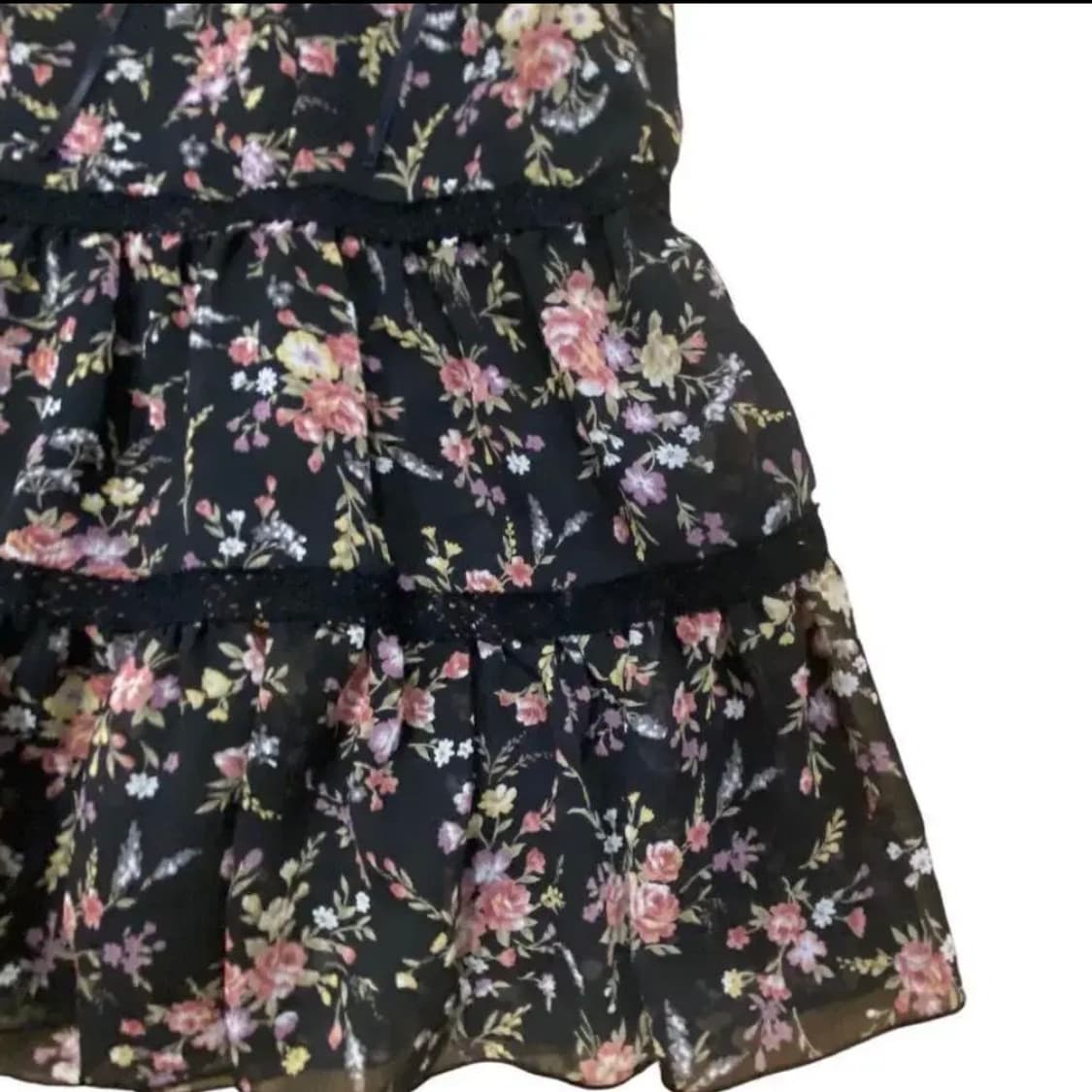 빈티지 플라워 나시 원피스 백예린st 상품이미지3