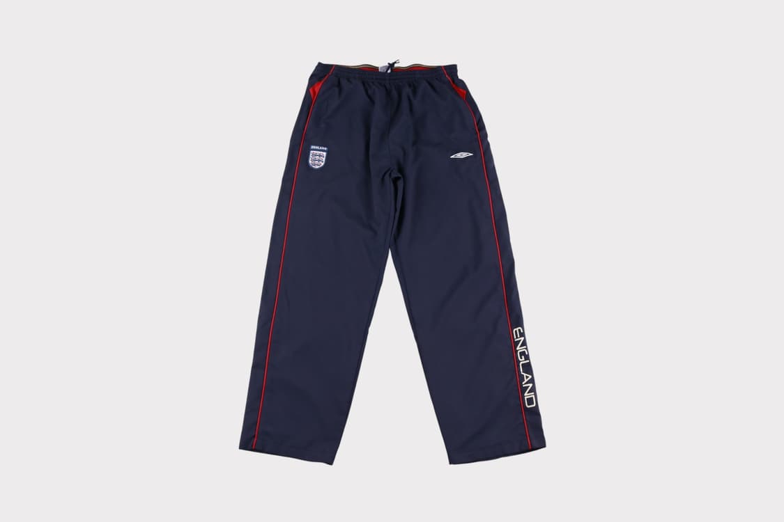 [XL] 00's 엄브로 잉글랜드 우븐 트랙팬츠 상품이미지1