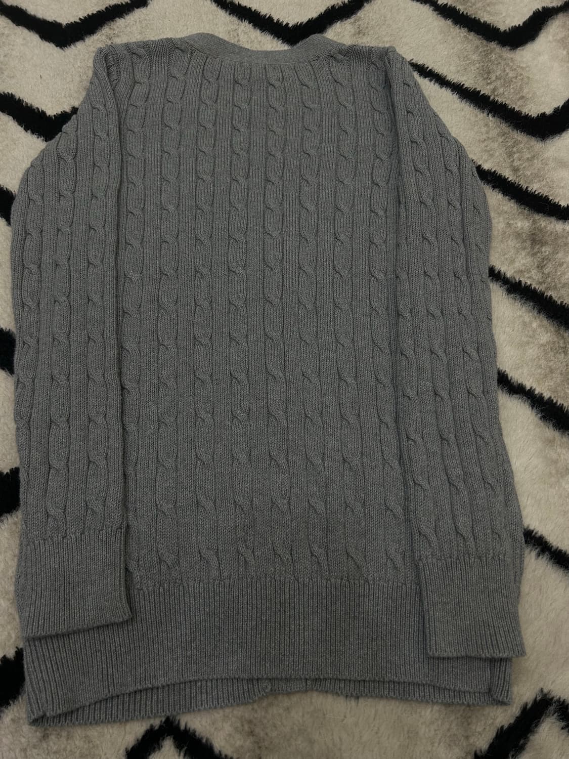 [S]폴로랄프로렌 케이블 가디건/그레이 상품이미지4