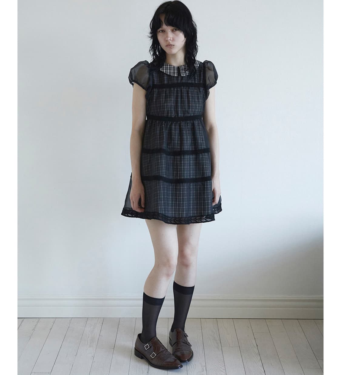 [새상품] dared 데어드 BABYDOLL DRESS IN BLACK 상품이미지1