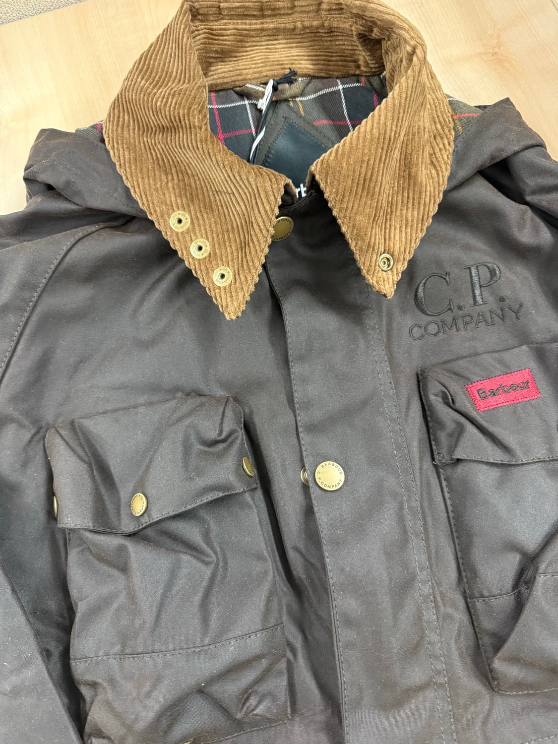바버 X CP컴퍼니 Creel 왁스자켓 상품이미지3
