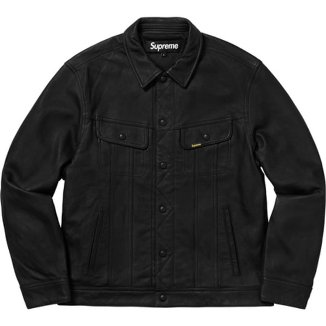 슈프림 레더 트러커 자켓 XL 상품이미지1