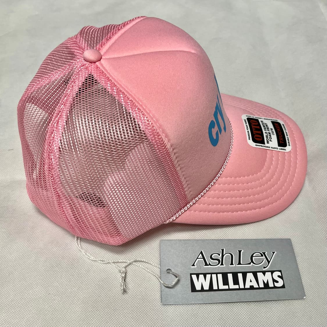 애슐리 윌리엄스 25fw 크라이 베이비 트러커 캡/핑크 상품이미지3