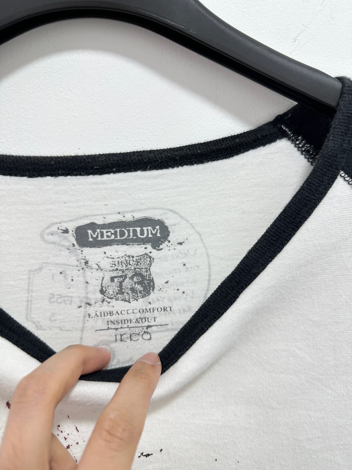 Vintage y2k lettering tee 상품이미지5