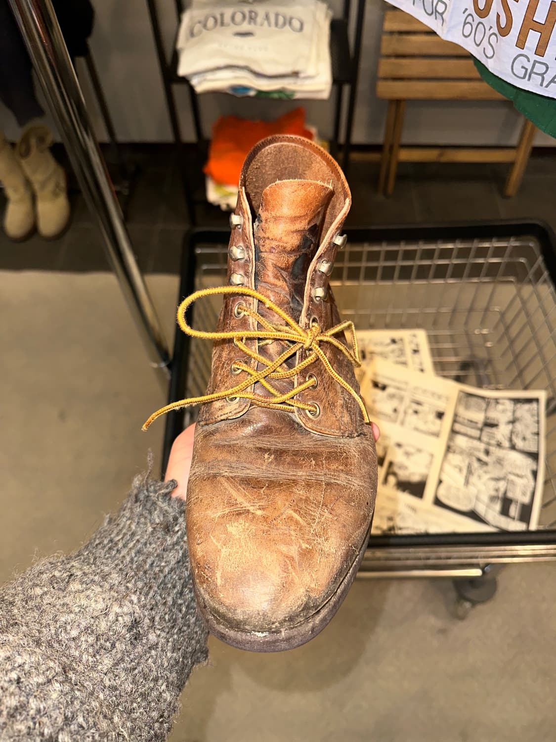 90‘s Red Wing 2126 utility brogan boots 상품이미지7