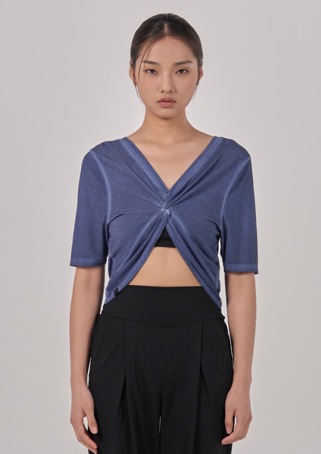 오즈이즈 리버시블 숏슬리브 커버업 - [인디고-S] 상품이미지1